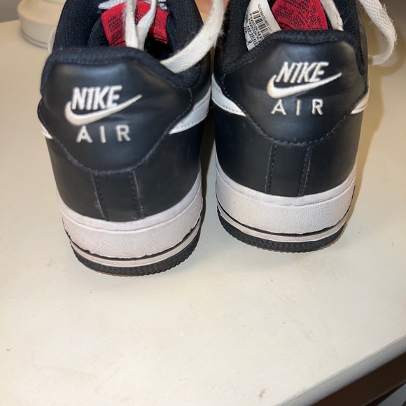 Nike Air Force 1 Size 7 314192-094 Black/White Red Tag - Picture 4 of 10